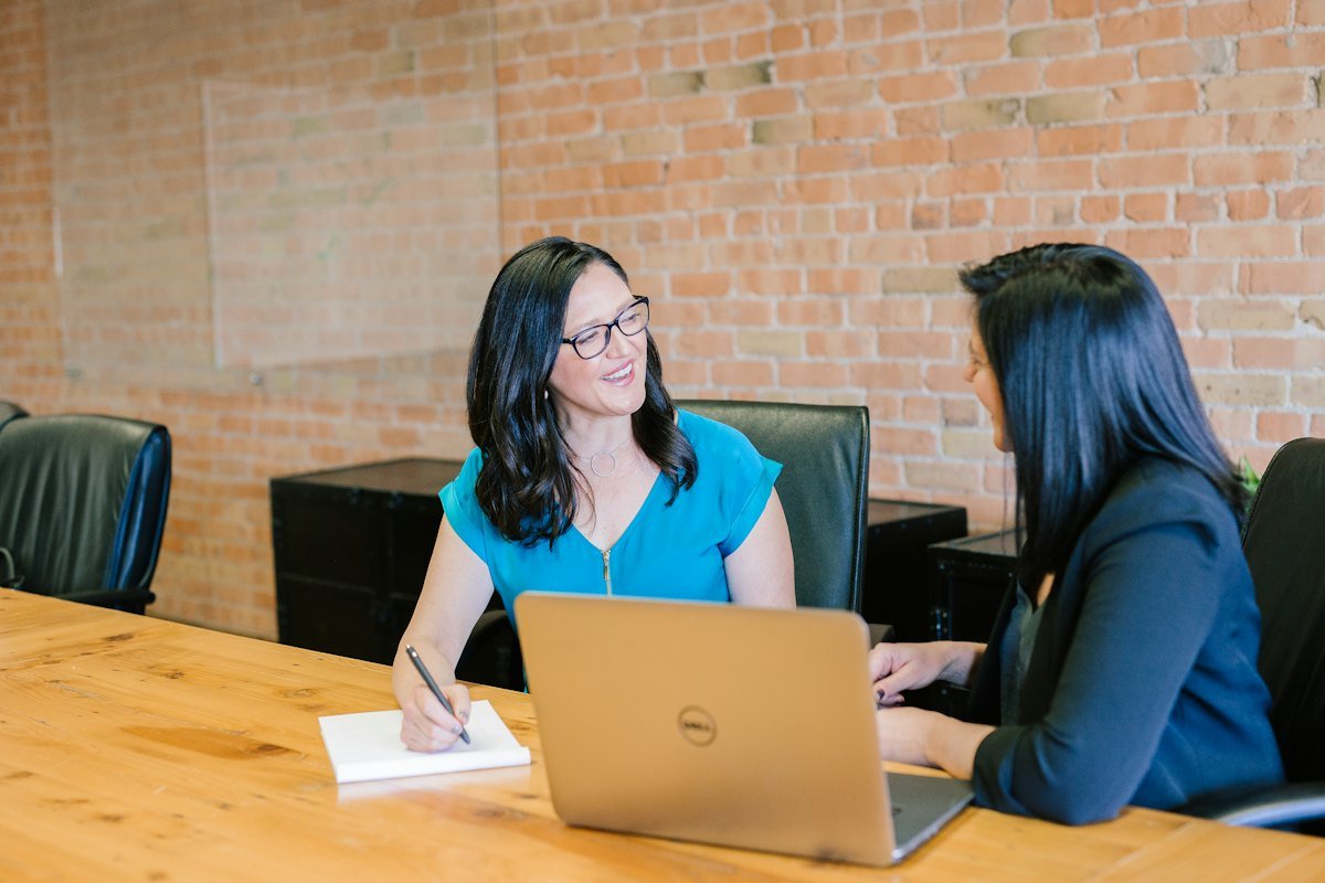 HR consultant interviewing a candidate at Career Bridge Consultants